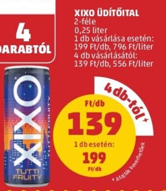 PENNY XIXO ÜDÍTŐITAL 0,25 l ajánlat