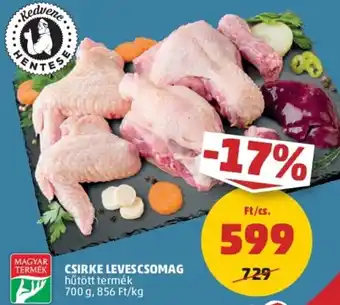 PENNY CSIRKE LEVES CSOMAG 700 g ajánlat