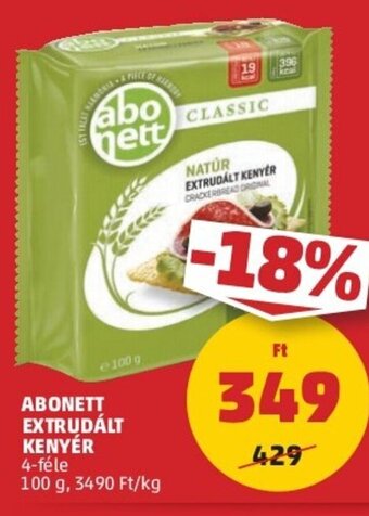 ABONETT EXTRUDÁLT KENYÉR 100 g
