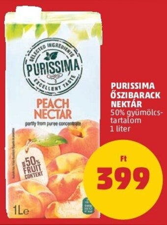 PENNY PURISSIMA ŐSZIBARACK NEKTÁR 1 l ajánlat