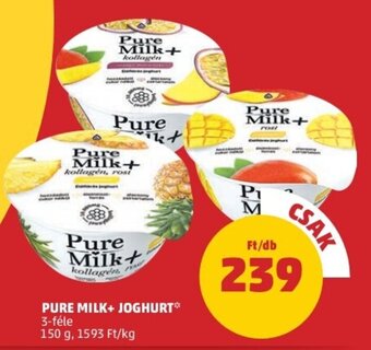 PENNY PURE MILK+ JOGHURT 150 g ajánlat