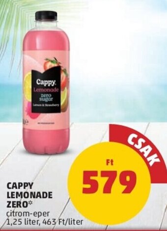 CAPPY LEMONADE ZERO 1,25 l