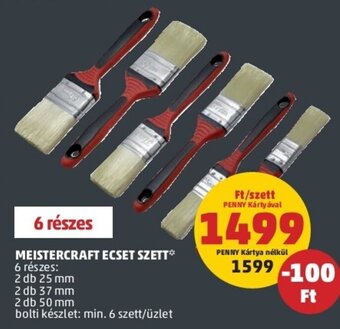 PENNY MEISTERCRAFT ECSET SZETT 6 részes ajánlat