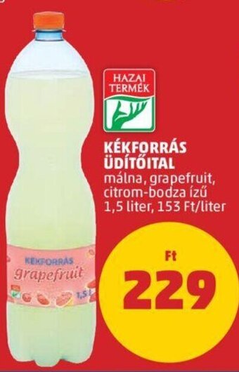 PENNY KÉKFORRÁS ÜDÍTŐITAL 1,5 l ajánlat