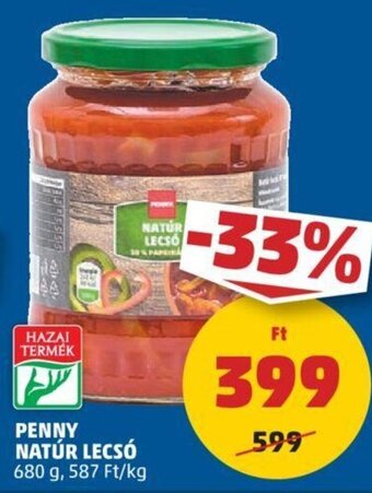 PENNY PENNY NATÚR LECSÓ 680 g ajánlat