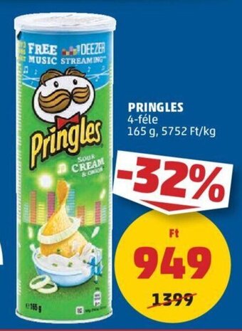 PENNY PRINGLES 165 g ajánlat