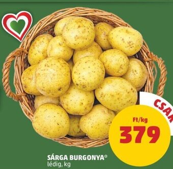 PENNY SÁRGA BURGONYA 1 kg ajánlat
