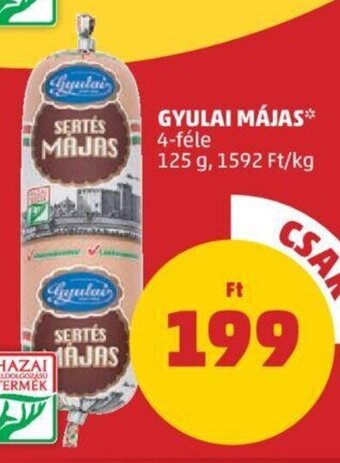PENNY GYULAI MÁJAS 125 g ajánlat
