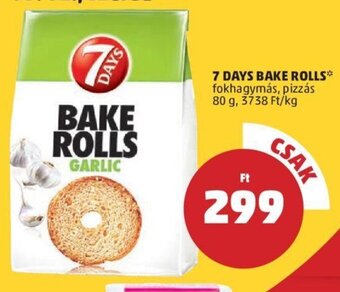 PENNY 7 DAYS BAKE ROLLS 80 g ajánlat