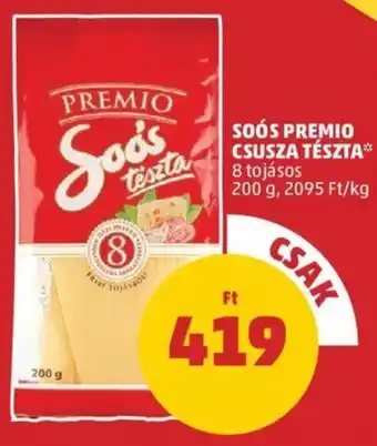 PENNY SOÓS PREMIO CSUSZA TÉSZTA 200 g ajánlat