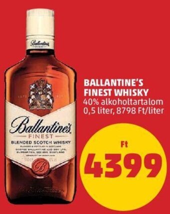 PENNY BALLANTINE'S FINEST WHISKY 0,5 l ajánlat