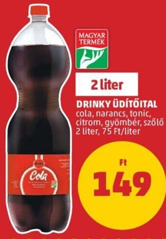 PENNY DRINKY ÜDÍTŐITAL 2 l ajánlat