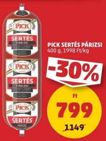 PENNY PICK SERTÉS PÁRIZSI 400 g ajánlat
