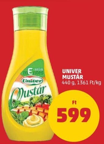 PENNY UNIVER MUSTÁR 440 g ajánlat