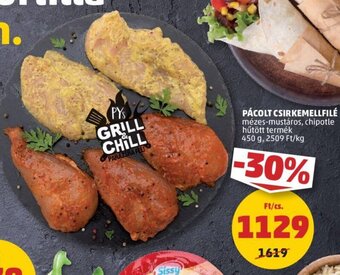 PENNY PÁCOLT CSIRKEMELLFILÉ 450 g ajánlat