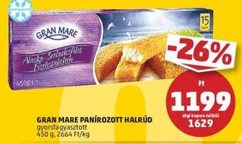 PENNY GRAN MARE PANÍROZOTT HALRÚD 450 g ajánlat