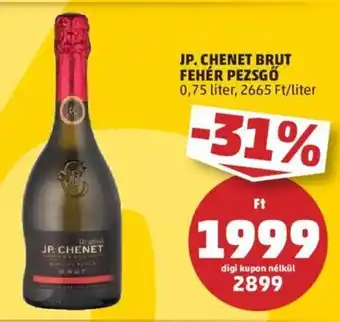 PENNY JP. CHENET BRUT FEHÉR PEZSGŐ 0,75 l ajánlat