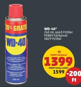 PENNY WD-40 240 ml ajánlat