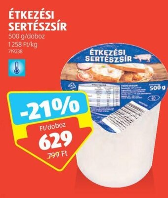 ALDI ÉTKEZÉSI SERTÉSZSÍR 500 g ajánlat