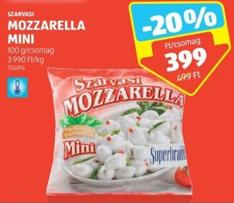 ALDI SZARVASI MOZZARELLA MINI 100 g ajánlat