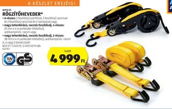 ALDI AUTO XS RÖGZÍTŐHEVEDER 6 - 2 db ajánlat