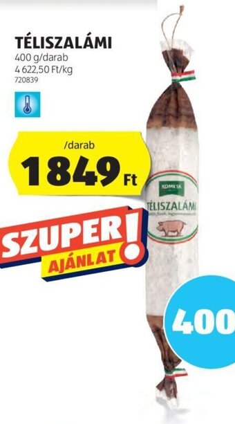 ALDI TÉLISZALÁMI 400 g ajánlat