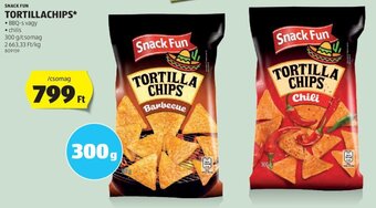 ALDI SNACK FUN TORTILLACHIPS 300 g ajánlat