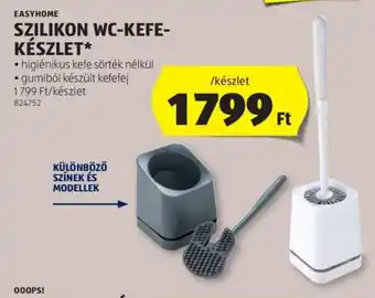 ALDI EASYHOME SZILIKON WC-KEFE-KÉSZLET ajánlat