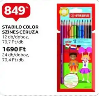 Auchan STABILO COLOR SZÍNES CERUZA 12 db ajánlat