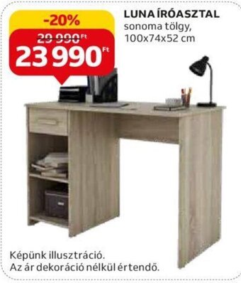 LUNA ÍRÓASZTAL 1 db