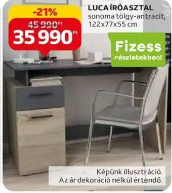 Auchan LUCA ÍRÓASZTAL 1 db ajánlat