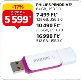 PHILIPS PENDRIVE 1 db