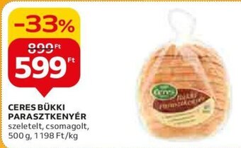 Auchan CERES BÜKKI PARASZTKENYÉR 500 g ajánlat