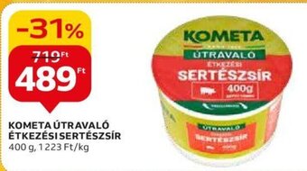 Auchan KOMETA ÚTRAVALÓ ÉTKEZÉSI SERTÉSZSÍR 400 g ajánlat