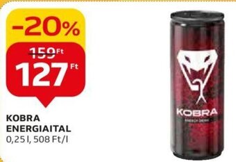 Auchan KOBRA ENERGIAITAL 0,25 l ajánlat