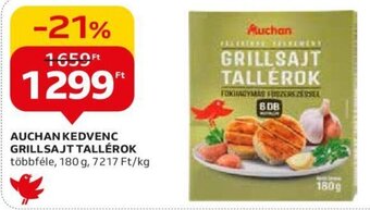 Auchan AUCHAN KEDVENC GRILLSAJT TALLÉROK 180 g ajánlat