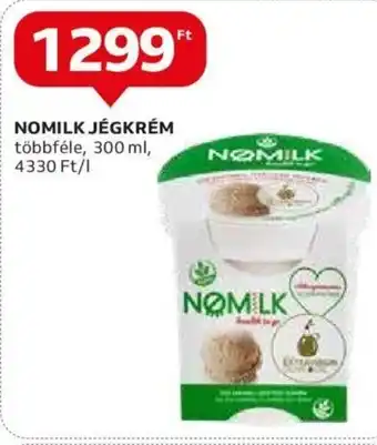Auchan NOMILK JÉGKRÉM 300 ml ajánlat