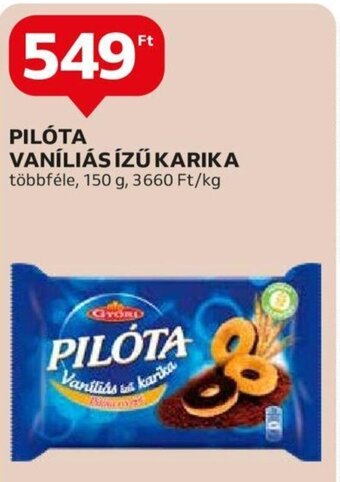 Auchan PILÓTA VANÍLIÁS ÍZŰ KARIKA 150 g ajánlat
