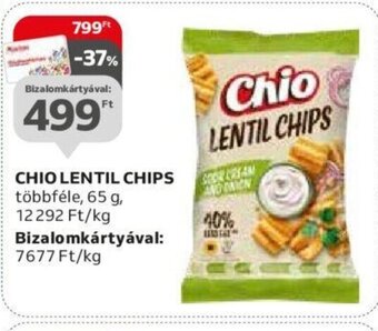 Auchan CHIO LENTIL CHIPS 65 g ajánlat