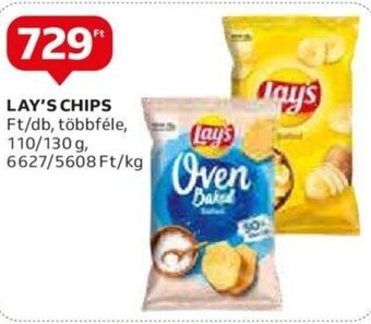 Auchan LAY'S CHIPS 110 / 130 g ajánlat