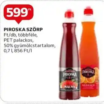 Auchan PIROSKA SZÖRP 0,7 l ajánlat