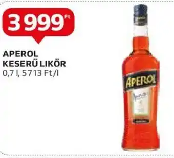 Auchan APEROL KESERŰ LIKŐR 0,7 l ajánlat