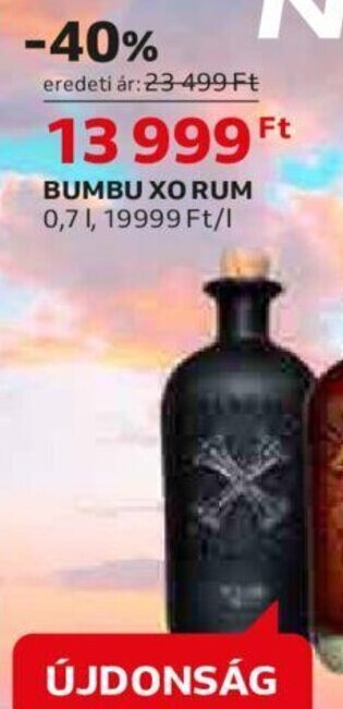 Auchan BUMBU XO RUM 0,7 l ajánlat