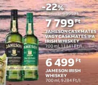 Auchan JAMESON CASKMATES stb. 700 ml ajánlat