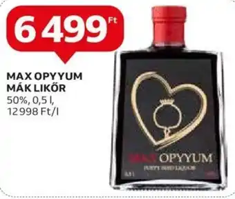 Auchan MAX OPYYUM MÁK LIKŐR 0,5 l ajánlat