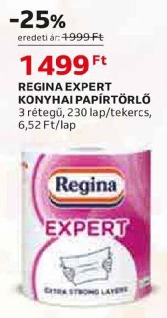 Auchan REGINA EXPERT KONYHAI PAPÍRTÖRLŐ 230 lap ajánlat