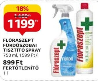 Auchan FLÓRASZEPT FÜRDŐSZOBAI TISZTÍTÓ SPRAY 750 ml ajánlat