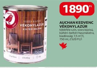 Auchan AUCHAN KEDVENC VÉKONYLAZÚR 750 ml ajánlat