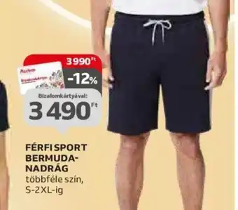 Auchan FÉRFI SPORT BERMUDA-NADRÁG 1 db ajánlat