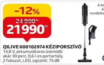 Auchan QILIVE 600102974 KÉZIPORSZÍVÓ 1 db ajánlat